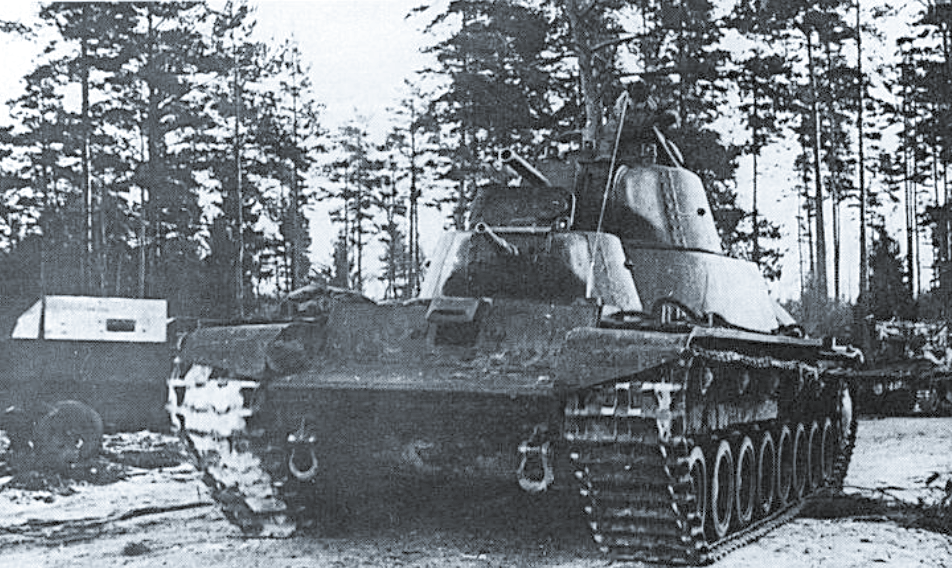 Советский танк Т-100 в советско-финской войне, 1940 г.