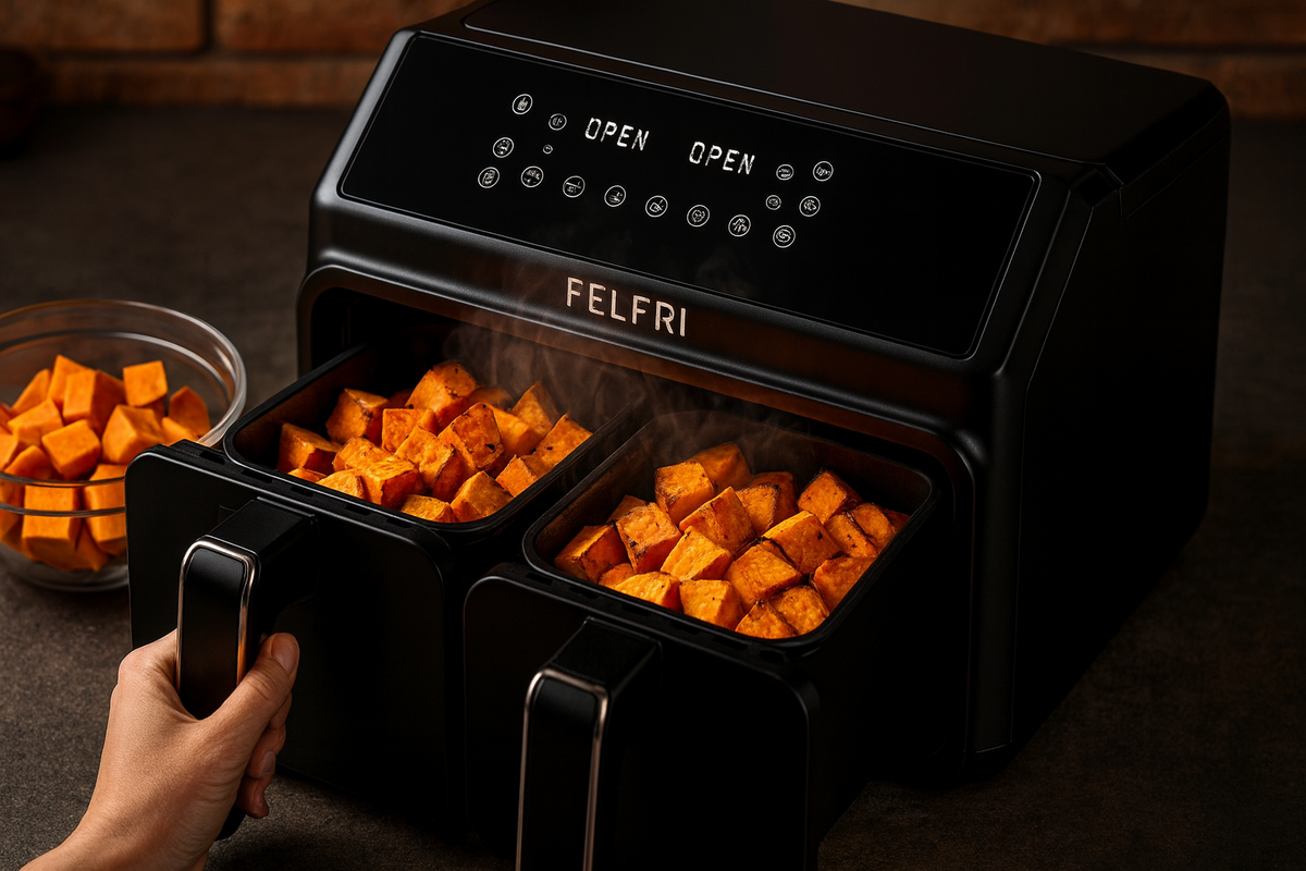 Батат в аэрогриле