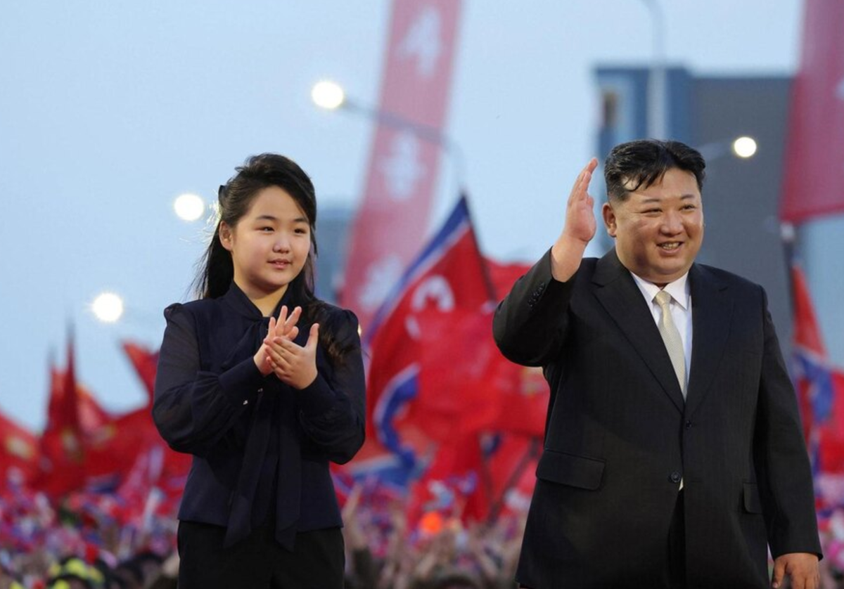 Ким Чжу Э и Ким Чен Ын