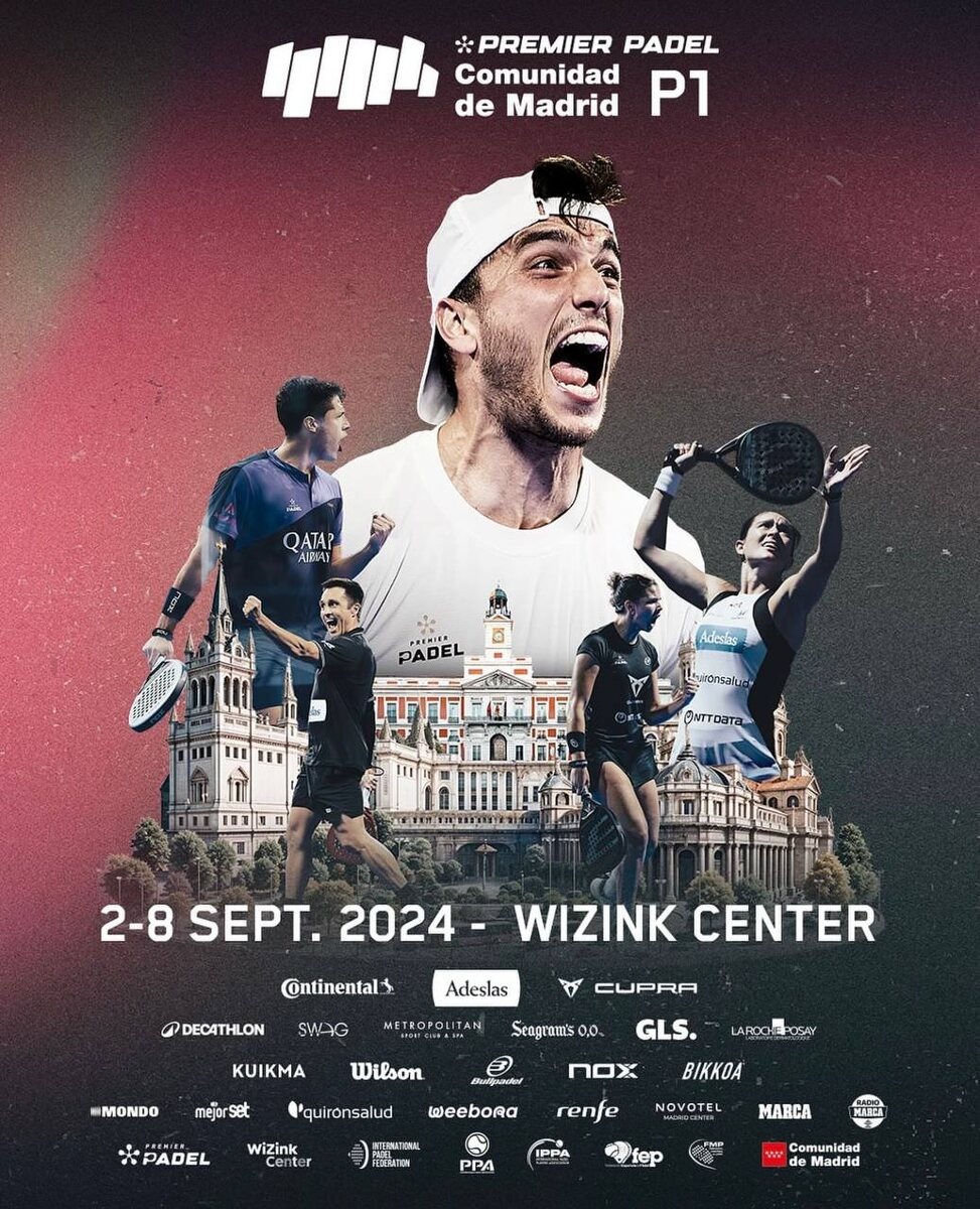 Фото из социальных сетей Madrid Premier Padel P1.

