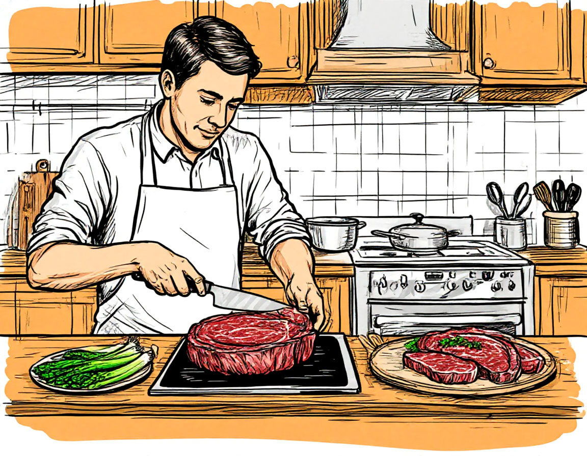 Данная статья представляет собой комплексный анализ говядины как ключевого продукта в мировом продовольственном секторе. В работе детально рассматривается ее пищевая ценность, включая высококачественный белок, витамины группы B и незаменимые микроэлементы, такие как железо и цинк. 
Особое внимание уделяется влиянию различных способов приготовления на сохранение питательных веществ и образование потенциально вредных соединений. Автор проводит сравнительную оценку пользы и рисков регулярного потребления красного мяса для здоровья, акцентируя дискуссию вокруг сердечно-сосудистых заболеваний и онкологических рисков. Кроме того, статья затрагивает актуальные вопросы экологической устойчивости животноводства и этические аспекты производства. 
Исследование также освещает современные тренды, включая популярность мраморной говядины и развитие альтернативных продуктов на растительной основе. Материал будет полезен для широкого круга читателей, интересующихся здоровым питанием и осознанным потреблением.
