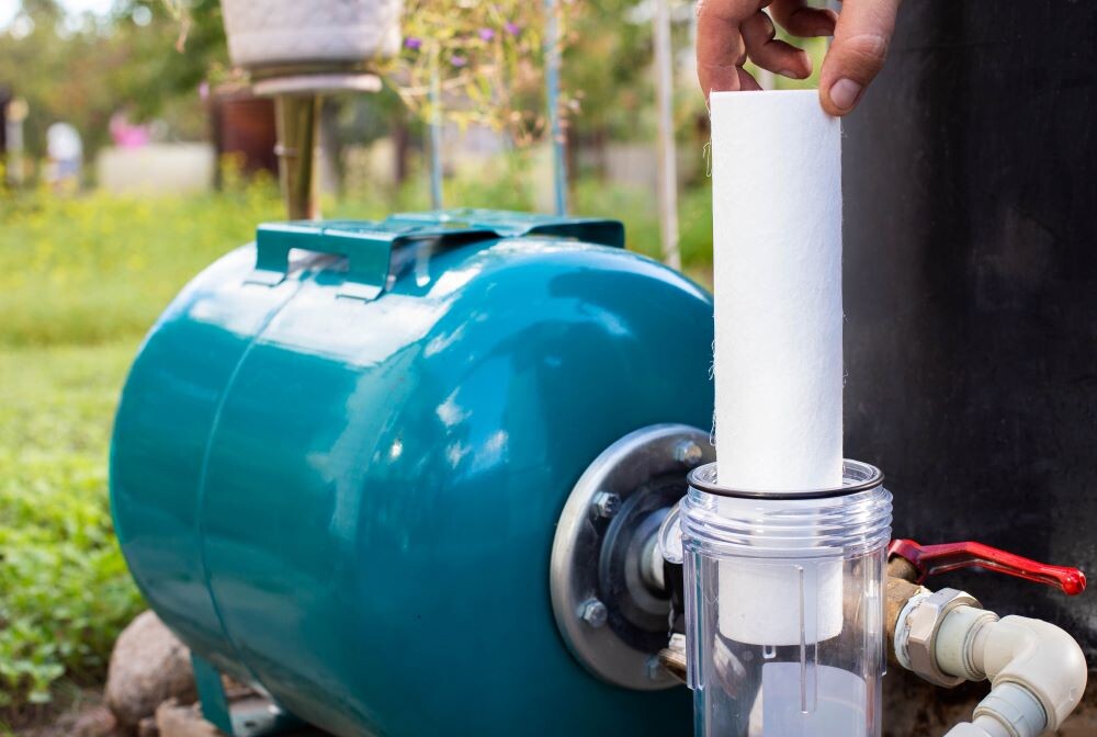 Полипропиленновый фильтр на входе в систему