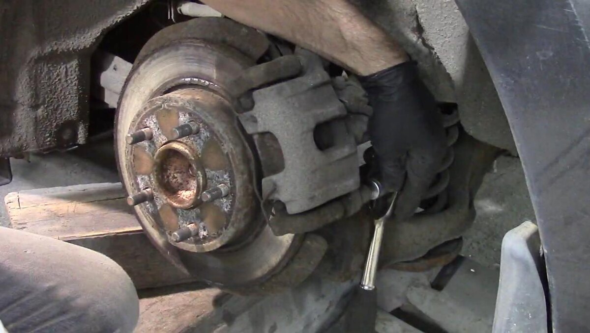 Снимаю суппорт