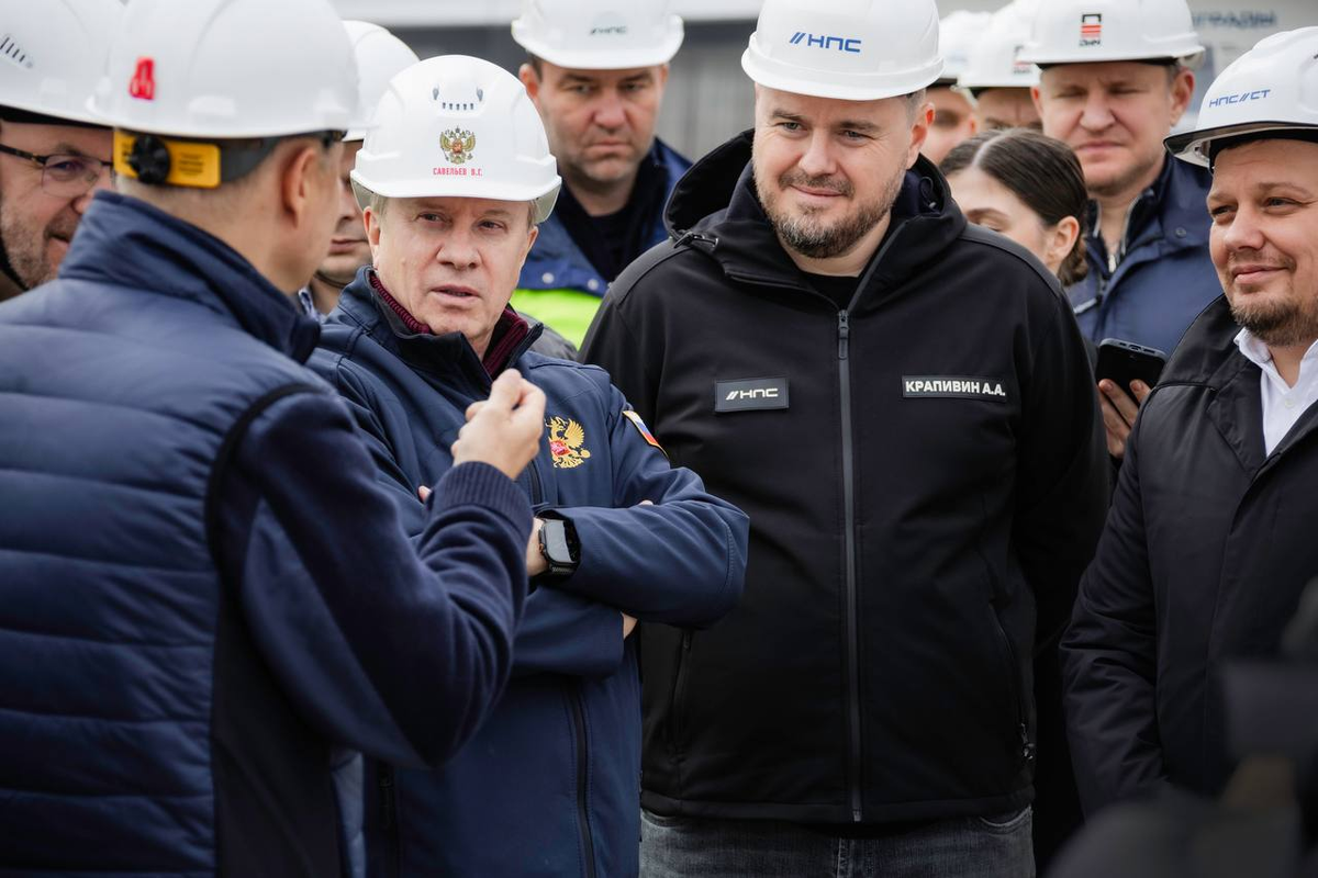 Вице-премьер Савельев инспектирует строительство первого участка ВСМ. Фото: Минтранс РФ