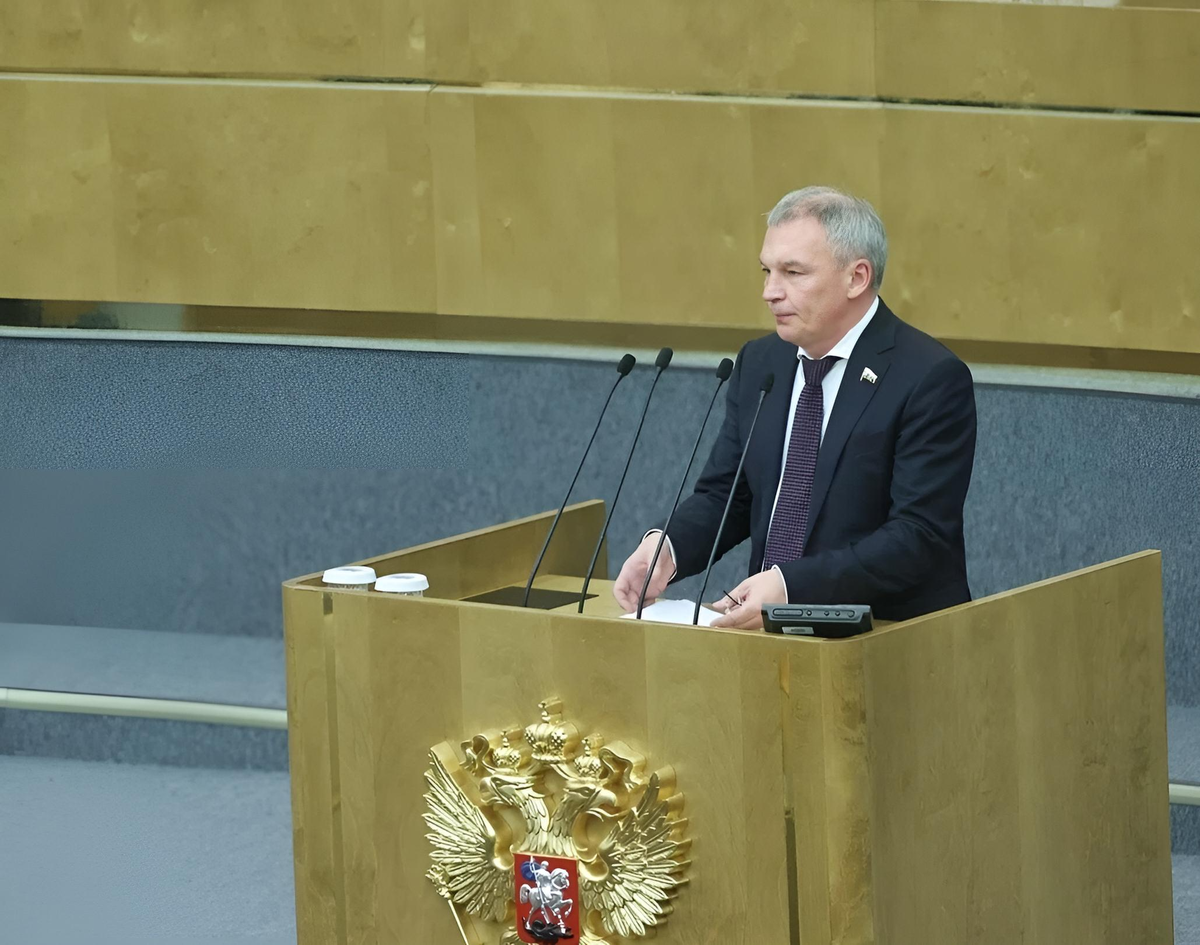 Выступление в Государственной Думе РФ. Источник фото: личный архив Григорьева Ю.И.