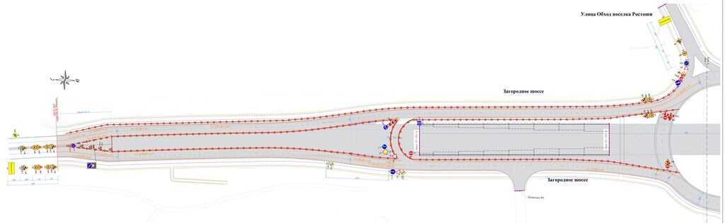    Стало известно, как будет двигаться транспорт в период закрытия кольца на Загородном шоссе
