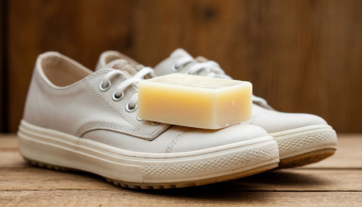    После прогулки всегда кладу кусочек мыла в обувь - простая дедовская привычка, которая каждый раз выручает