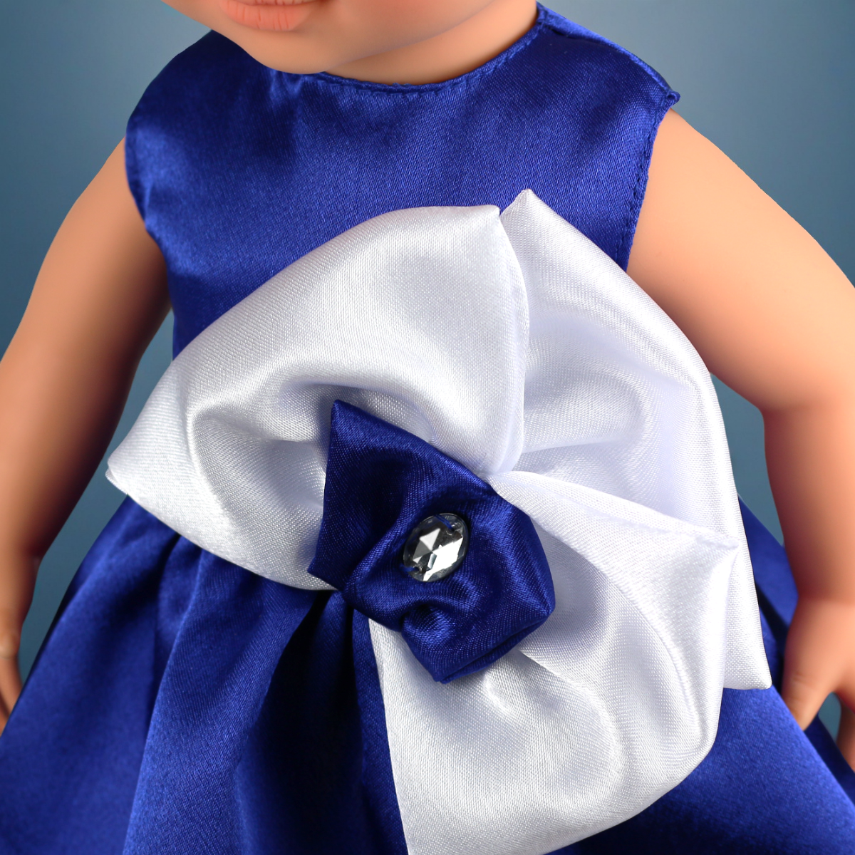 Анна праздничная 6. Платье-баллон с пышным бантом.