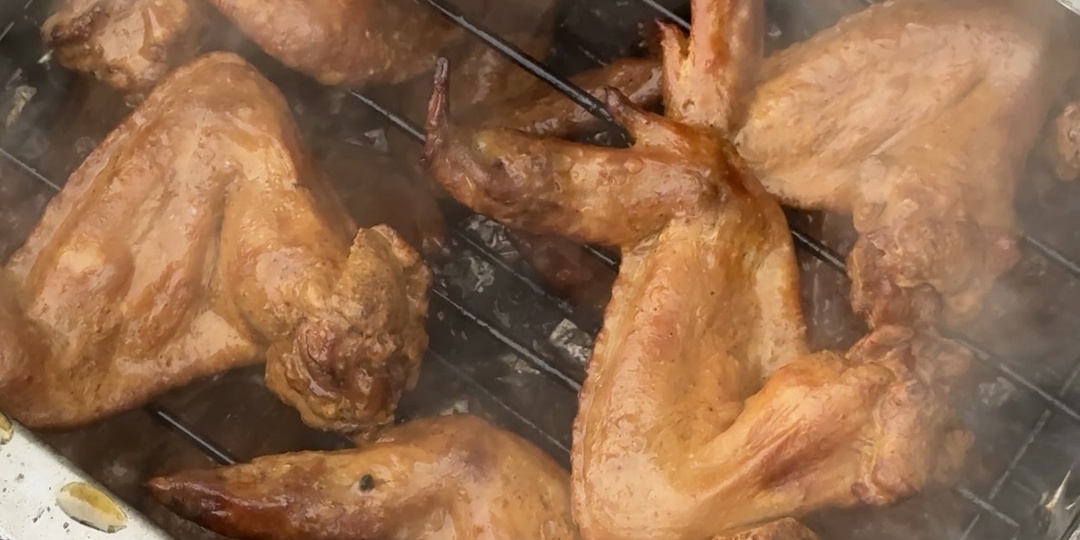 Куриные Крылышки горячего копчения