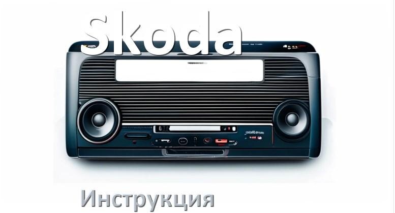 
Руководство пользователя магнитолы Skoda инструкция PDF на русском