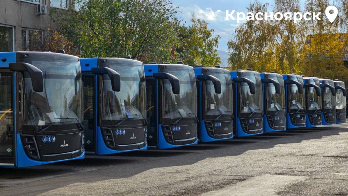    В Красноярск привезли первую партию автобусов на газовом топливе