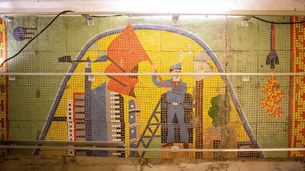    Мозаику на Черняховского в Курске восстановят