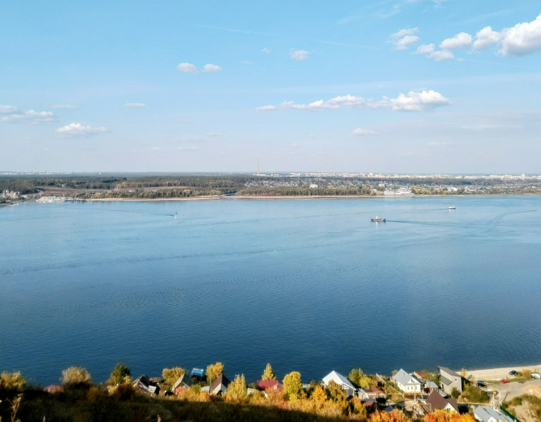 Волга после строительства Волжской ГЭС 