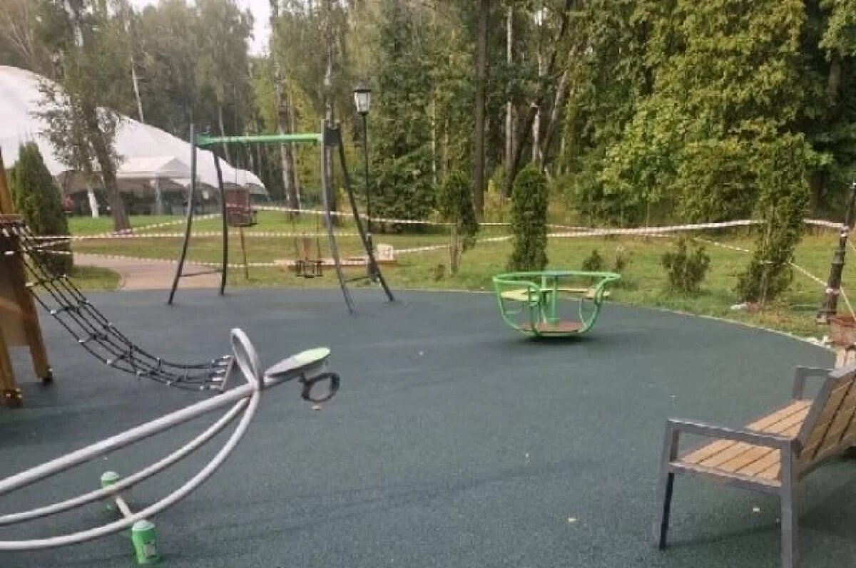    Опасную игровую площадку для детей обнаружили в Новомосковске