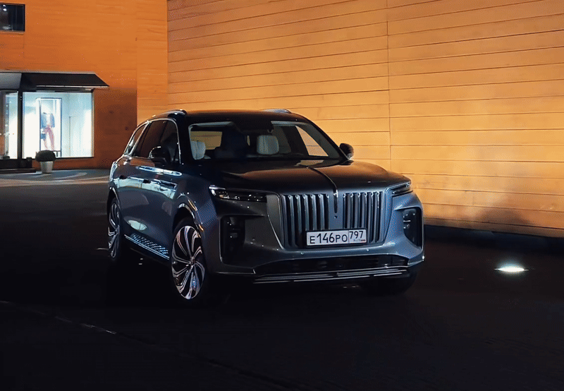 HONGQI E-HS9. Полный привод, 551 л.с. 