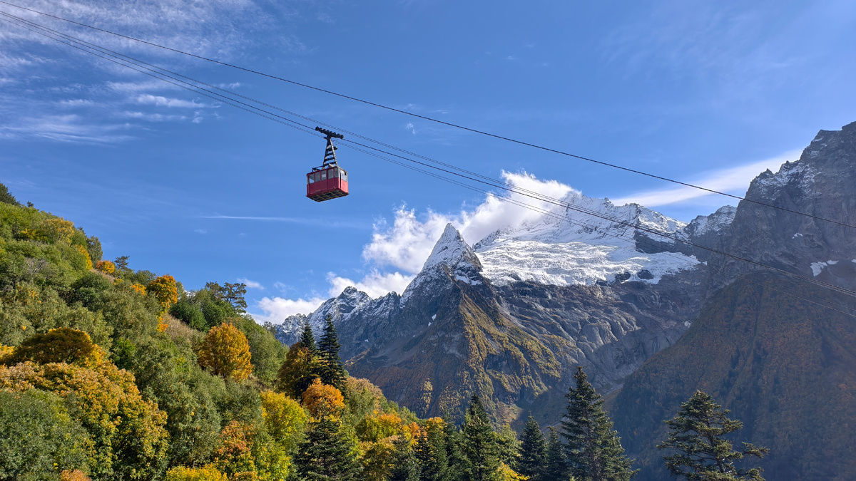 Вагончик старой канатной дороги
