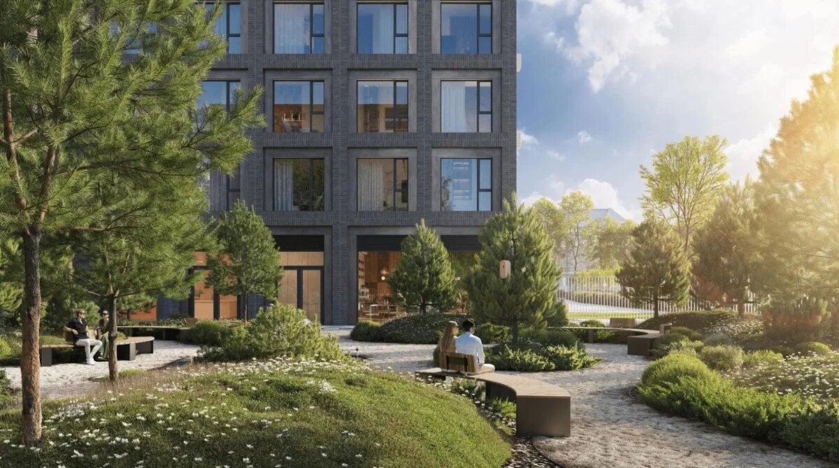 Продуманное благоустройство территории — одна из ключевых особенностей современных проектов. Много зелени, зонирование пространства для разных возрастных групп — в Level Group подумали об удобстве каждого