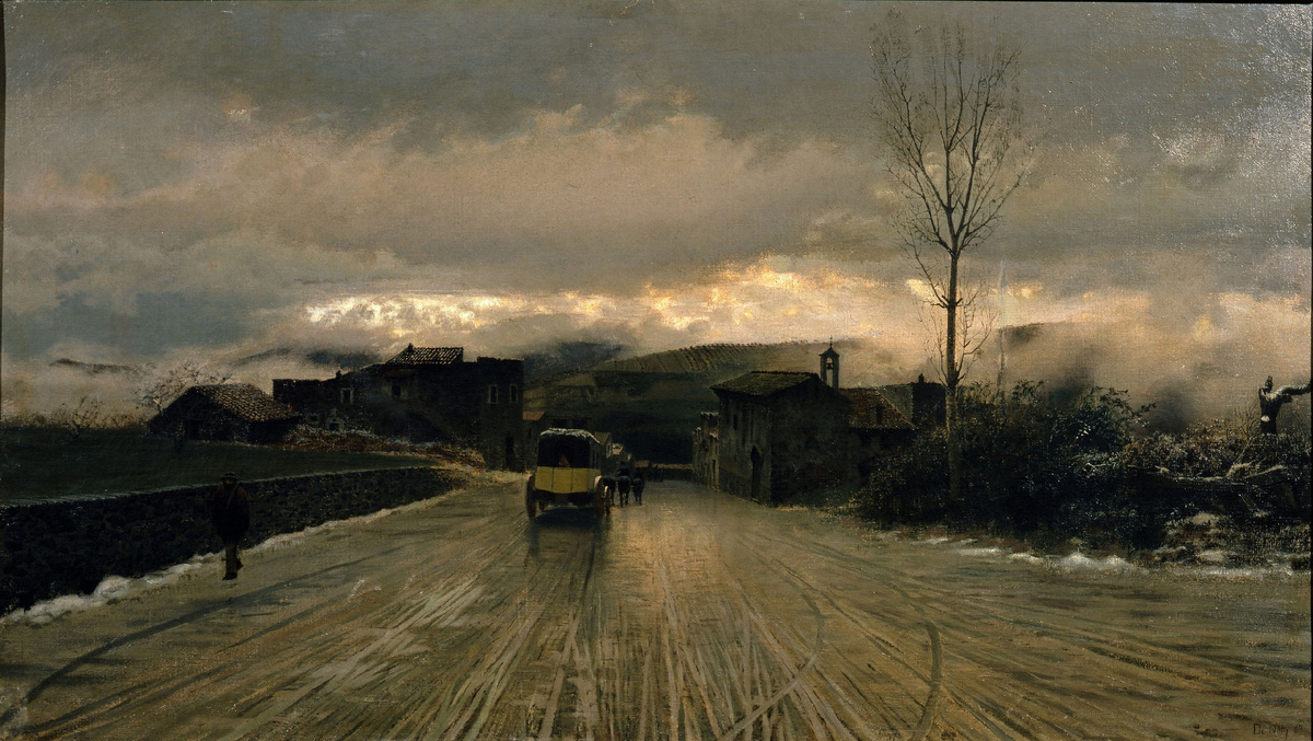 Джузеппе Де Ниттис (Giuseppe De Nittis, 1846-1884). Перевал через Апеннины
