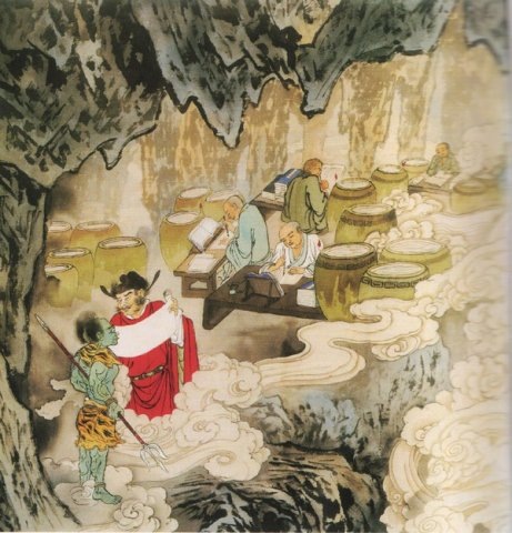 Уровень предназначенный для не слишком добросовестных проповедников. Здесь они в образовательных целях переписывают каноны, а затем перенаправляются на другие уровни, чтобы посвятить себя непосредственно искуплению грехов