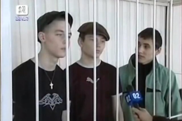    18-летний Артём Катаев, 17-летний Ильдар Мурсалимов, 17-летний Александр Гусейнов. Фото: Телеканал Рифей
