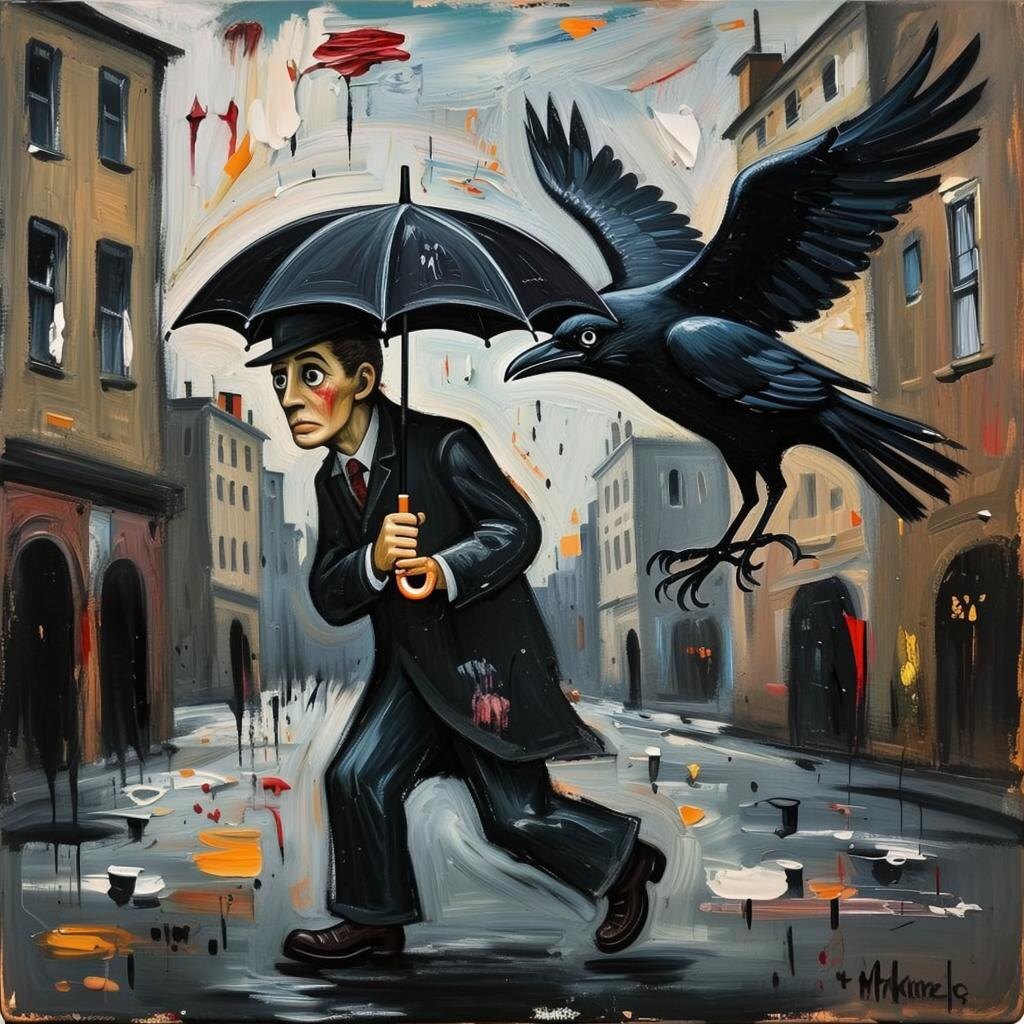 Зонтик. Изображение представлено с помощью нейросети.