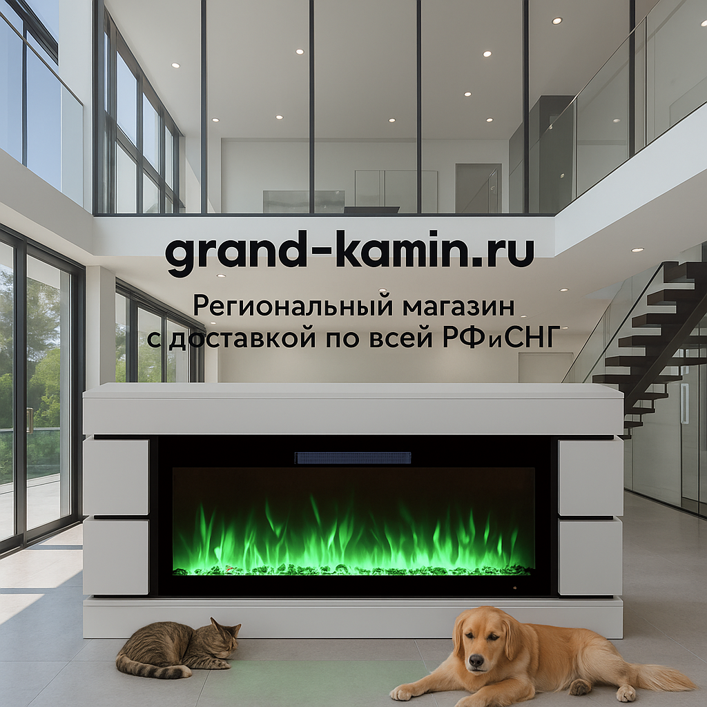    Электрокамины Seattle 42 и Diamond 42 - уют и стиль для вашего интерьера: как создать неповторимую атмосферу с LED-технологиями и звуковыми эффектами Kamin