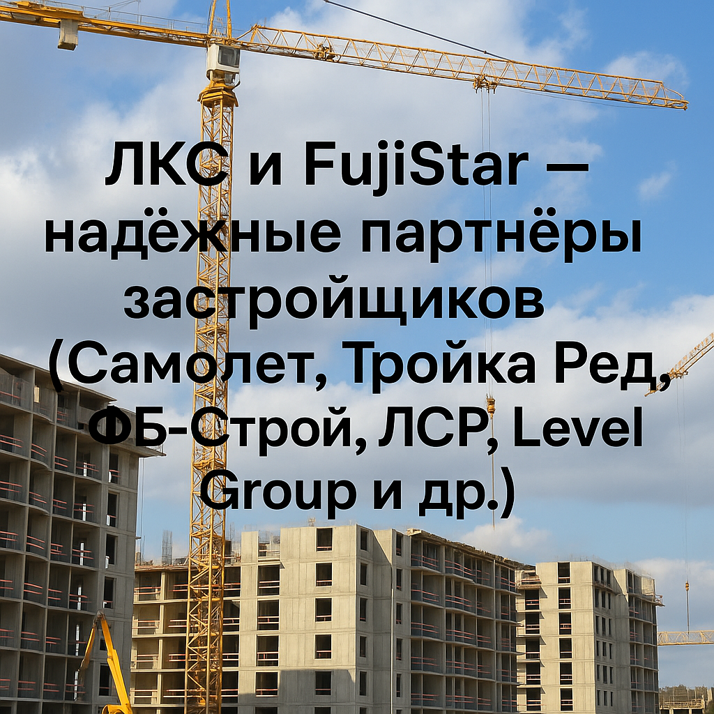 ЛКС и ведущие застройщики: доверие, проверенное временем
