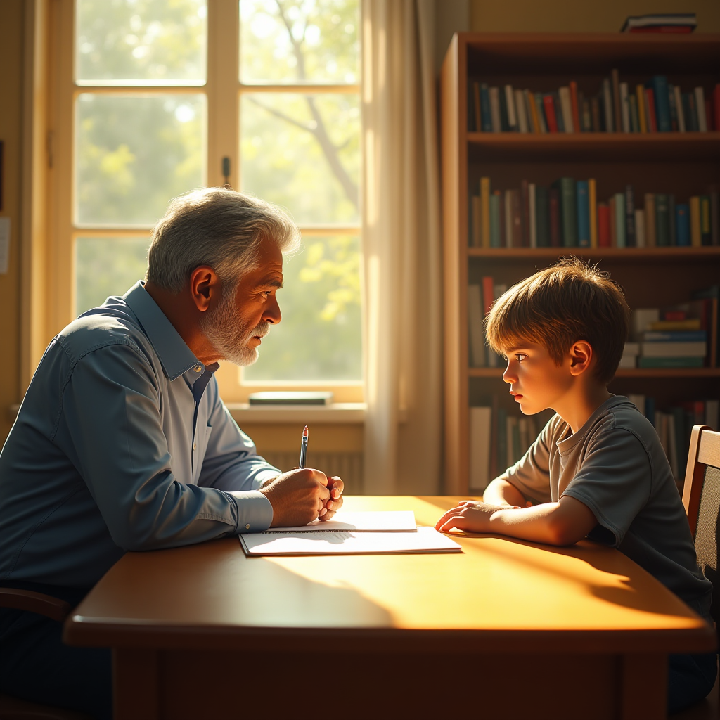 На столе передо мной лежали два карандаша. Какого они были цвета и где именно находились?