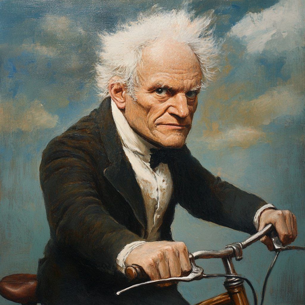 Артур Шопенгауэр крутит педали жизни