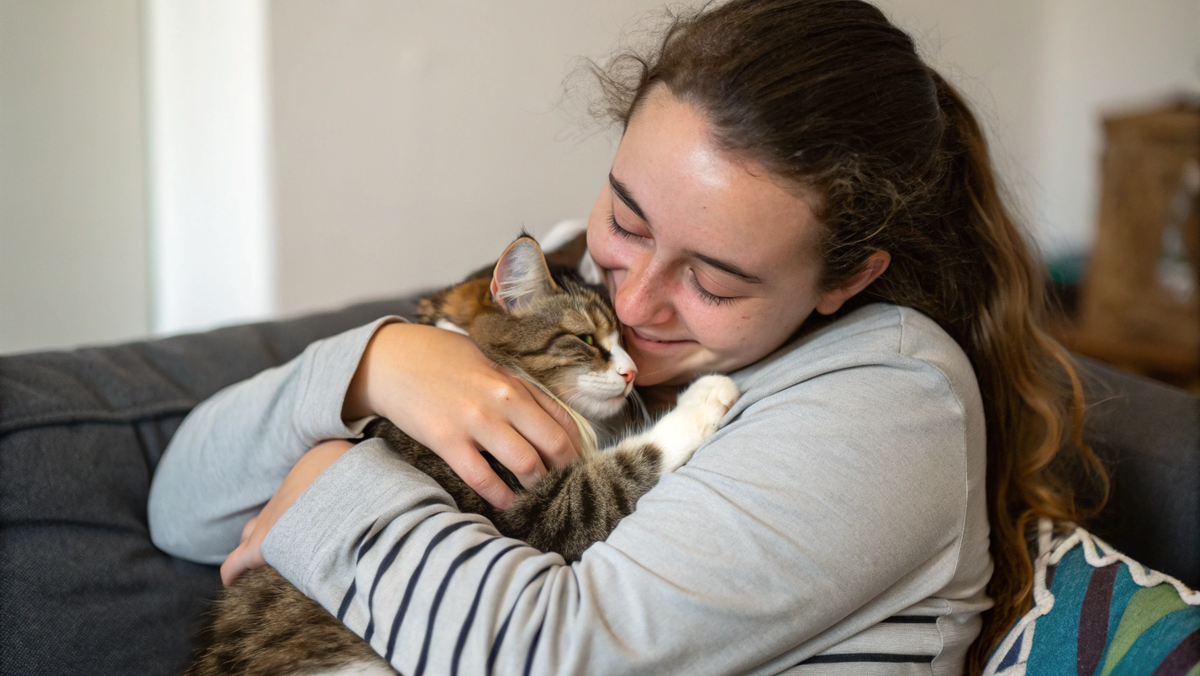 Не обнимай меня, когда  я этого не хочу!