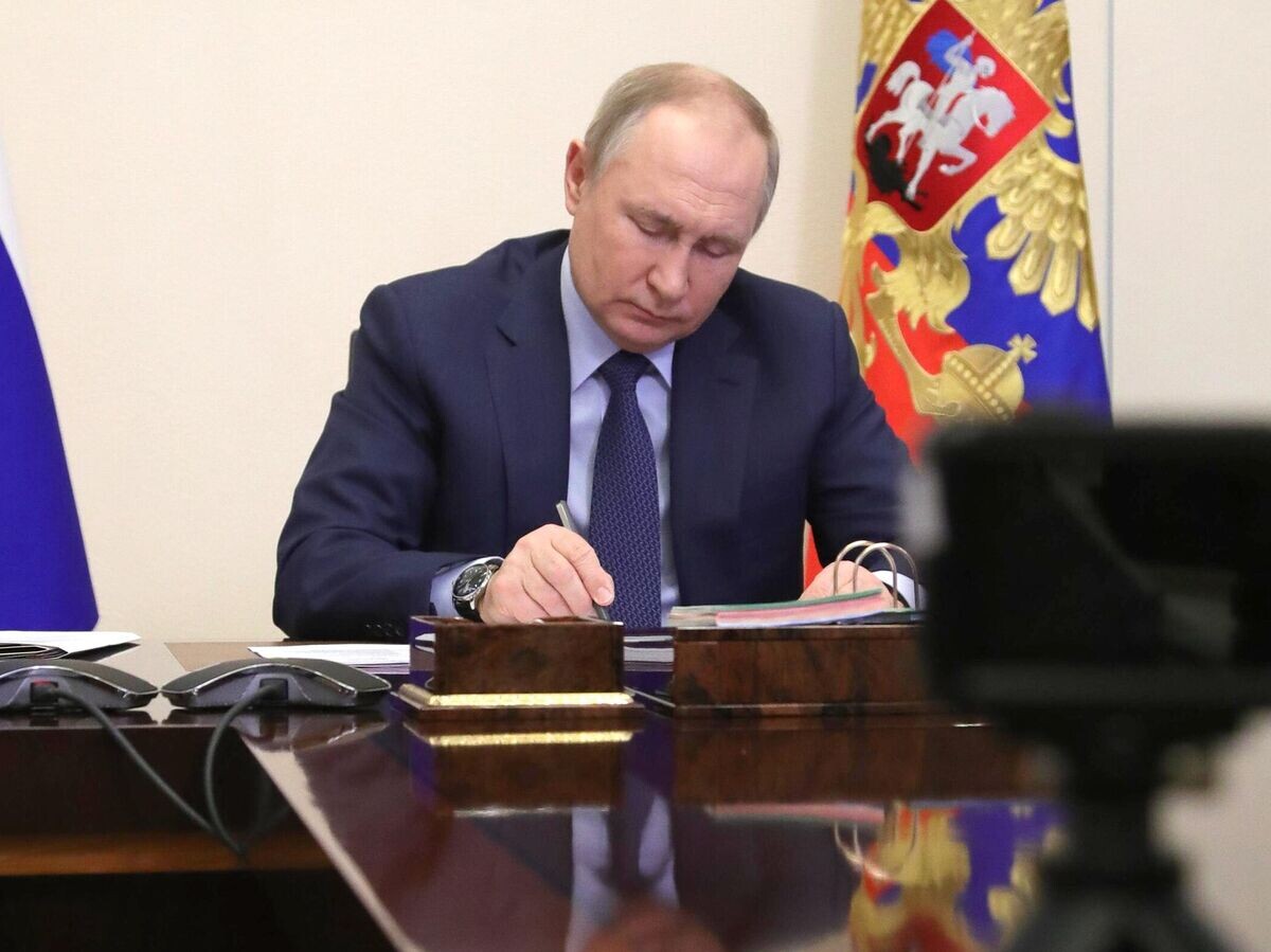    Президент РФ Владимир Путин© РИА Новости / Михаил Климентьев