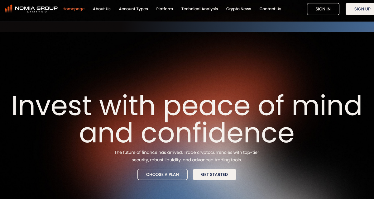 Nomia Group Limited — отзывы трейдеров: лидер рынка или финансовая ловушка?