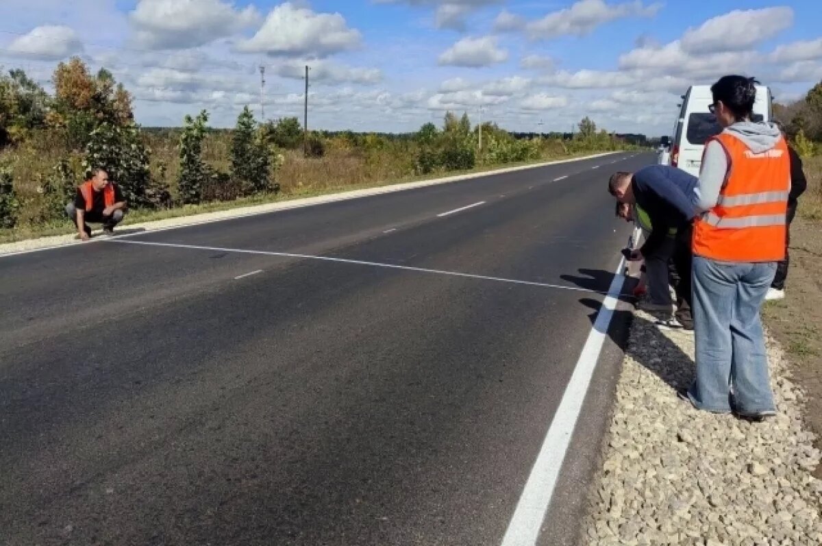    Завершился ремонт участка дороги Богородицк-Епифань