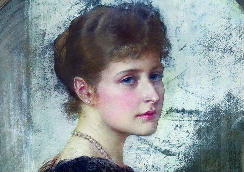 Фридрих фон Каульбах "Портрет Императрицы Александры Федоровны", около 1896 года.