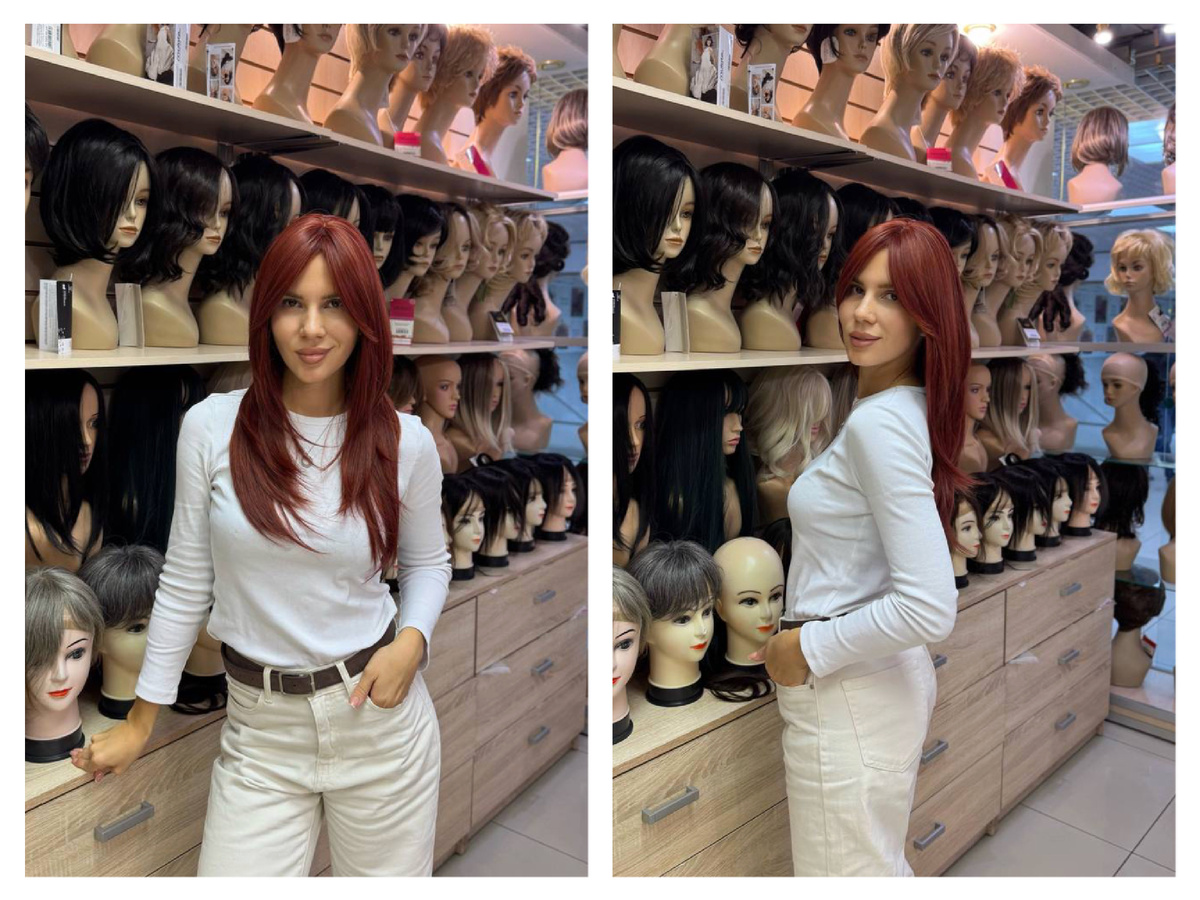 Искусственный парик термо Nadin