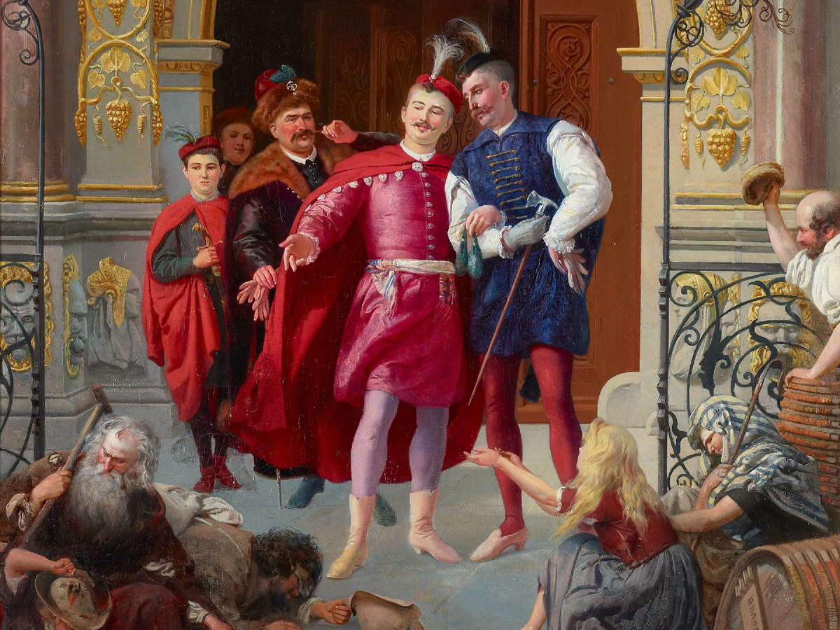 «Польская шляхта в Гданьске», Вильгельм Август Стрёвский, 1900-1905 гг.