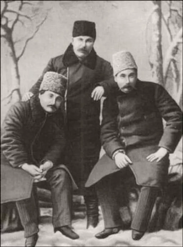 © Открытый источник
Братья Тобилевичи: Николай Садовский, Иван Карпенко-Карый и Афанасий Саксаганский. Фото 1880-х годов.