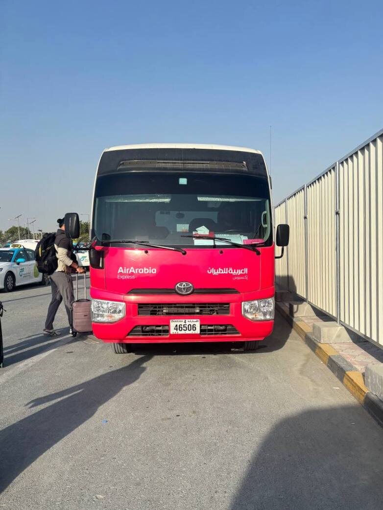 Шаттл от авиакомпании Air Arabia между аэропортом Шарджи и Дубаем