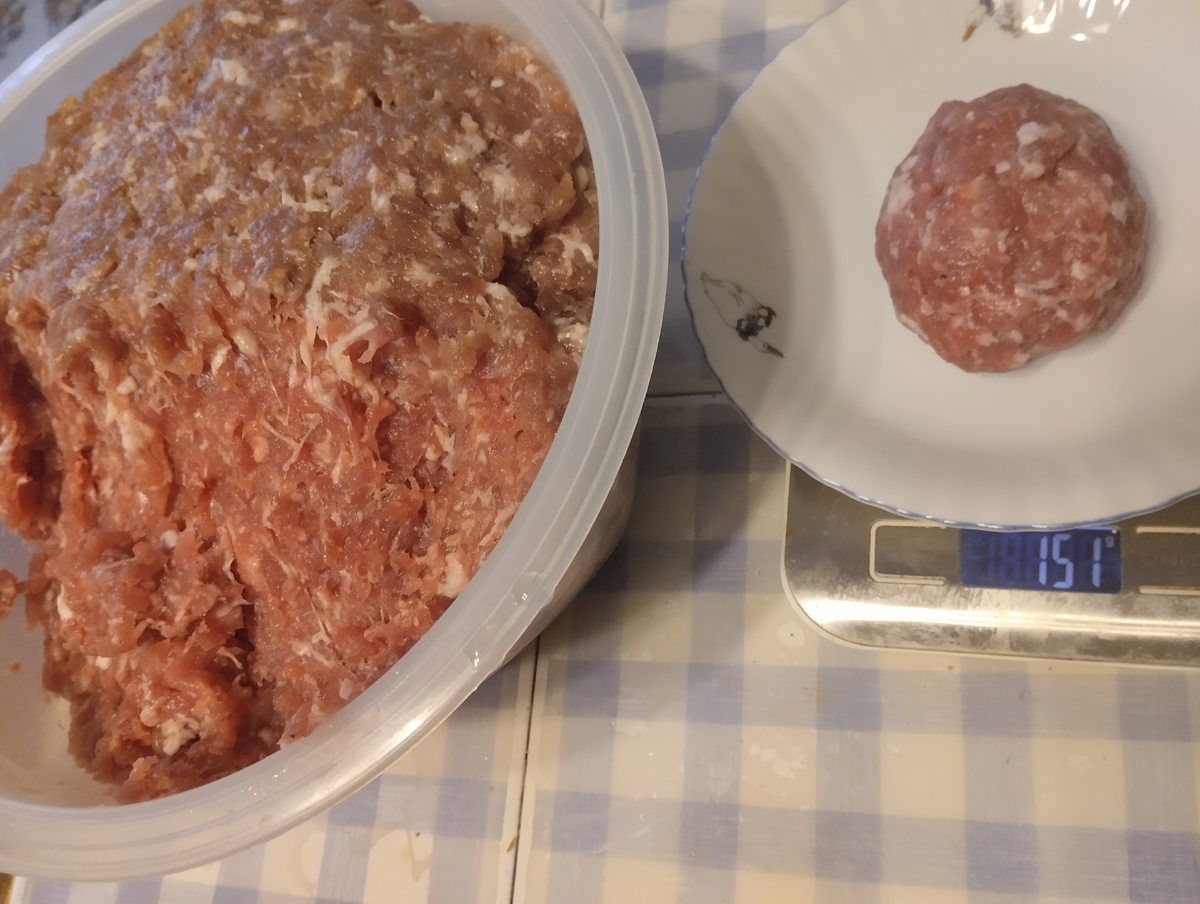 Сегодня у меня 4,2 кг фарша. Муж крутил саморучно