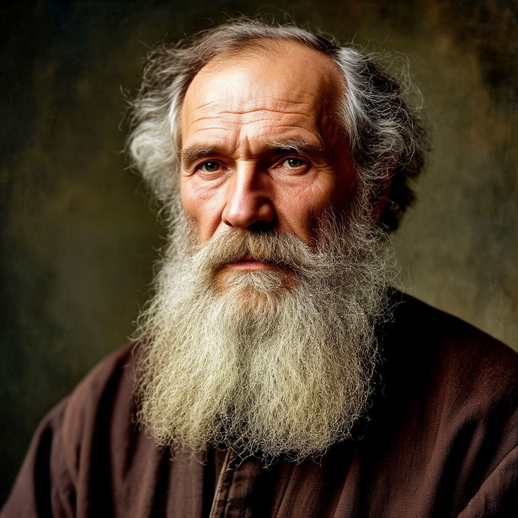 Лев Николаевич Толстой сгенерированно ИИ.