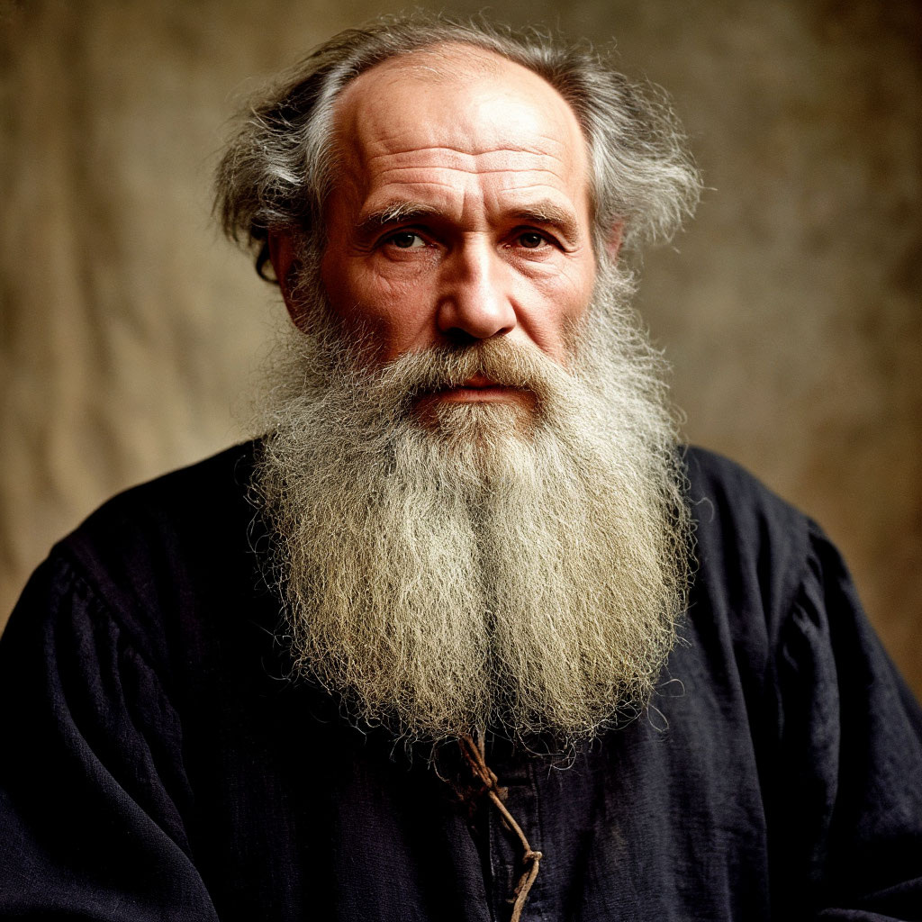 Лев Николаевич Толстой сгенерированно ИИ.