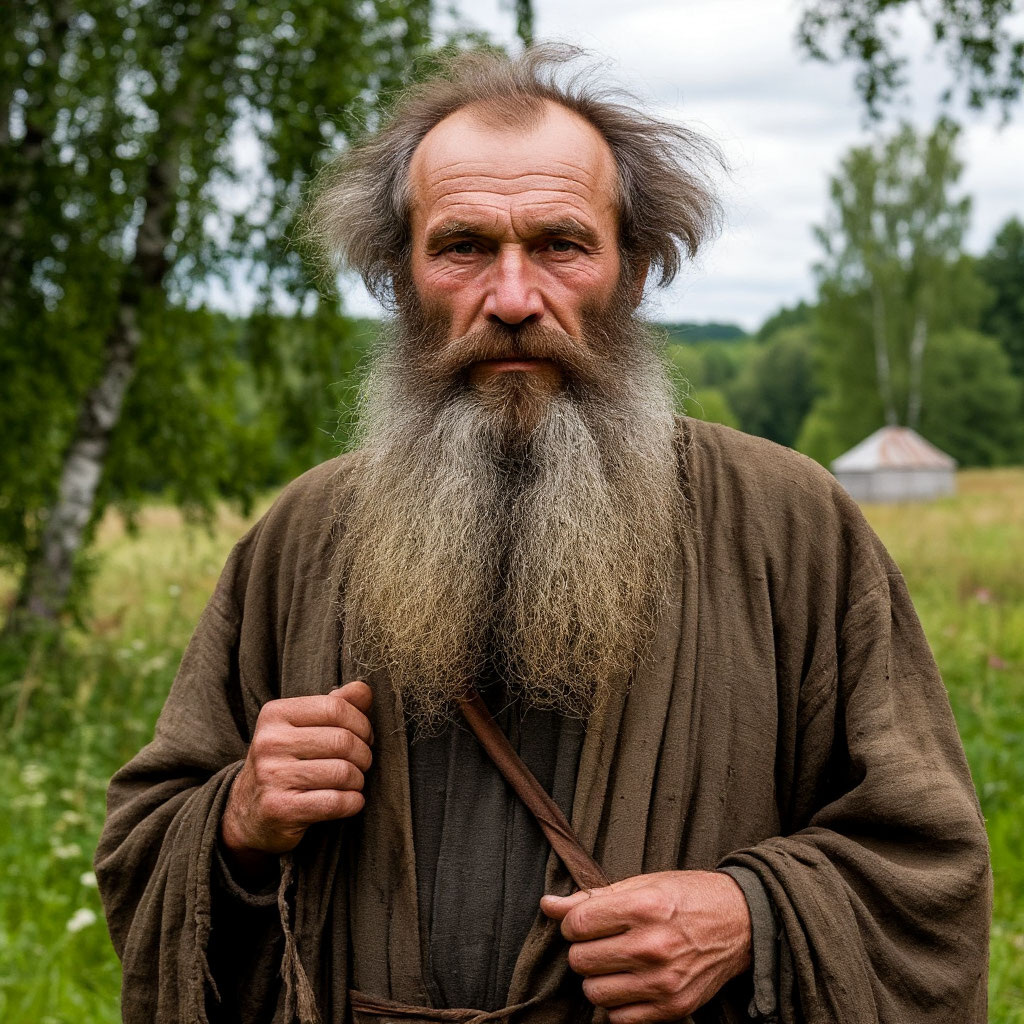 Лев Николаевич Толстой сгенерированно ИИ.