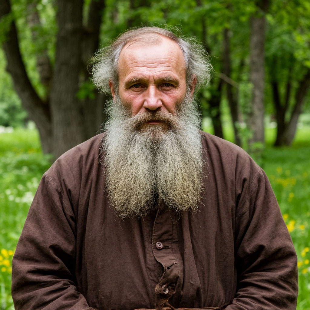 Лев Николаевич Толстой сгенерированно ИИ.