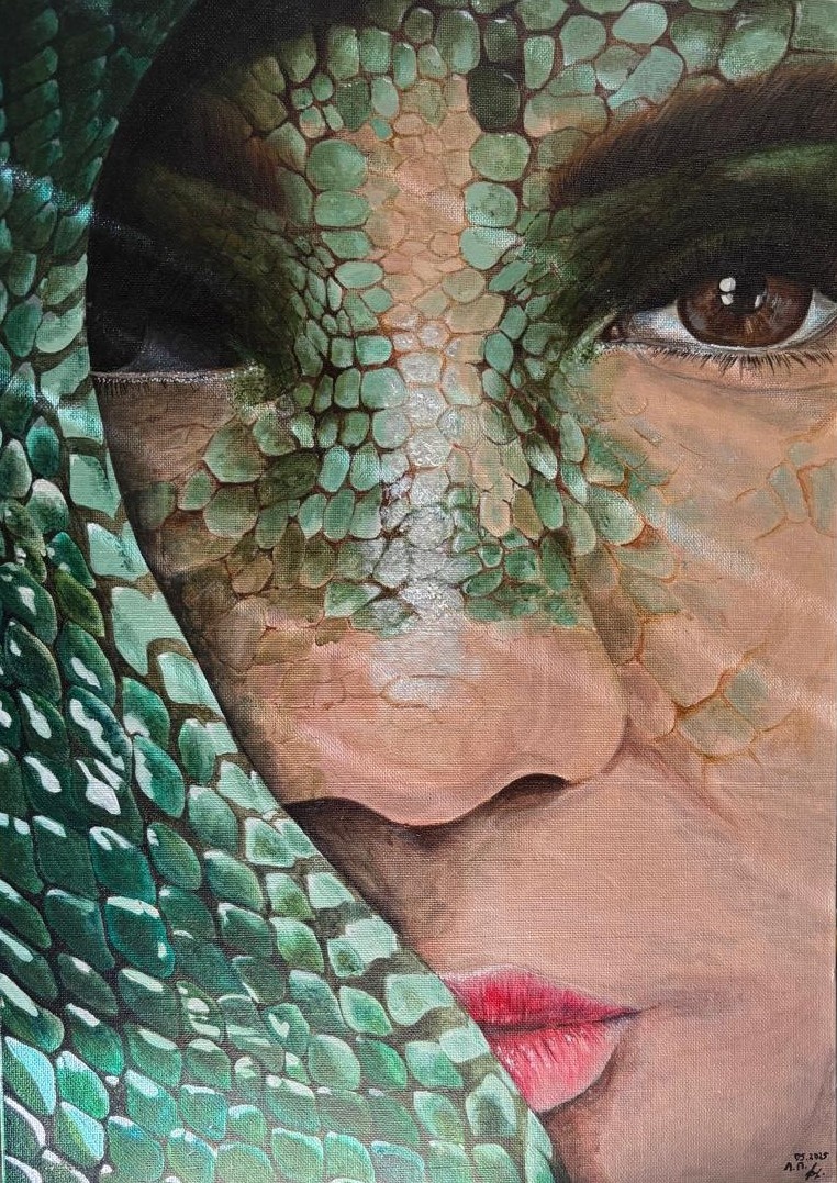 Картина "Твоя сущность". Автор Лариса Плахотнюк