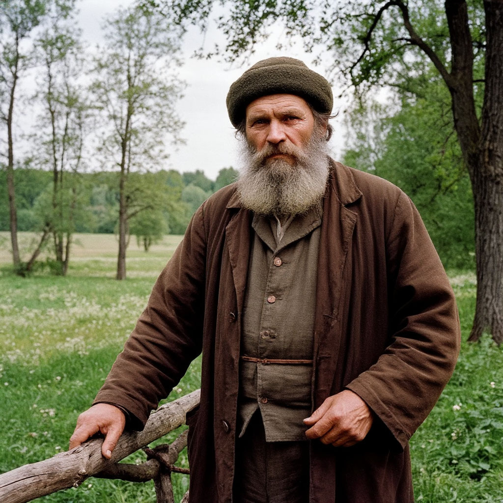Лев Николаевич Толстой сгенерированно ИИ.