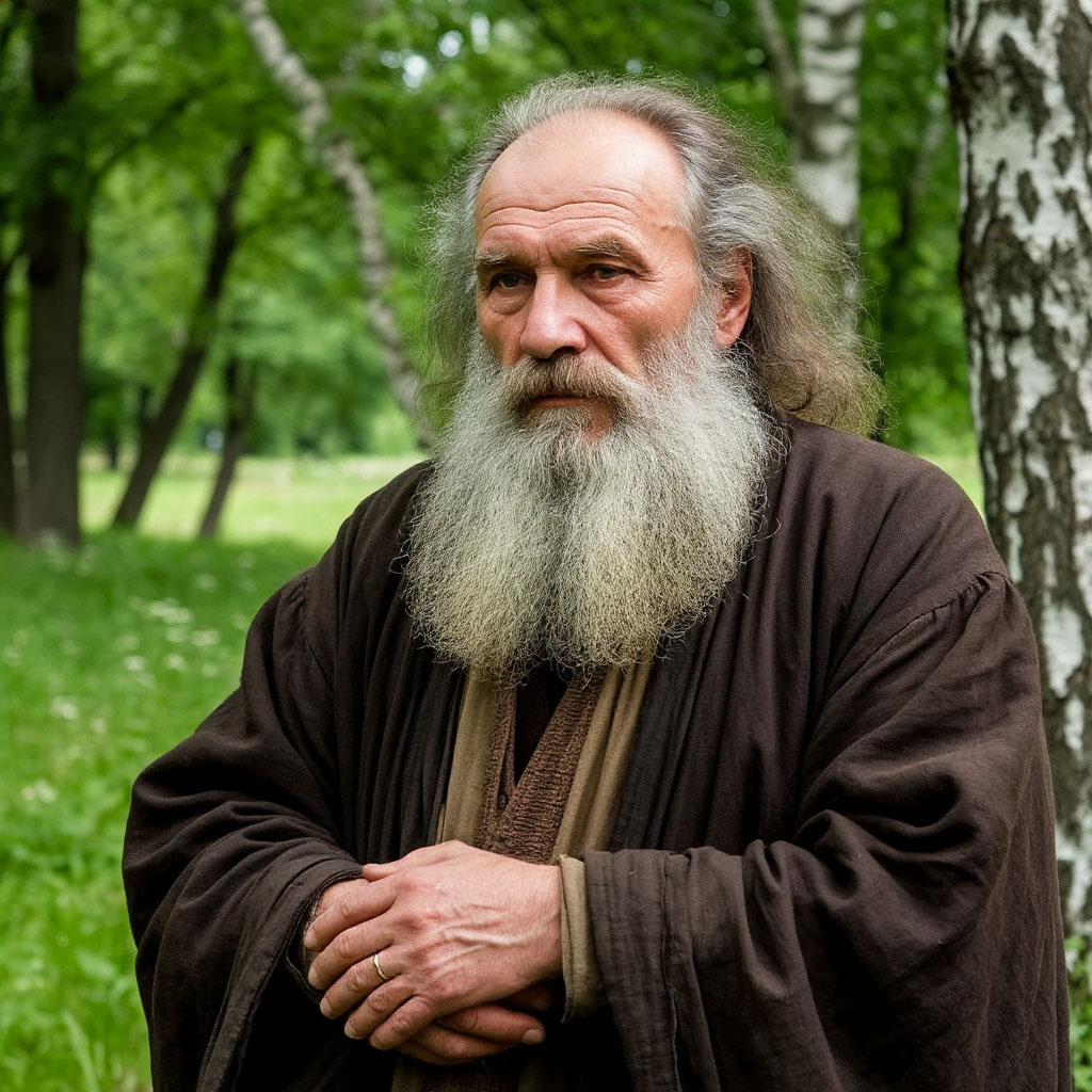 Лев Николаевич Толстой сгенерированно ИИ.