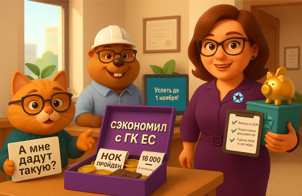 Легенда гласит, что если долго смотреть на осенний листопад, экзамен НОК сам не сдастся... а вот повышения цен произойдёт. Сдать в октябре выгоднее.