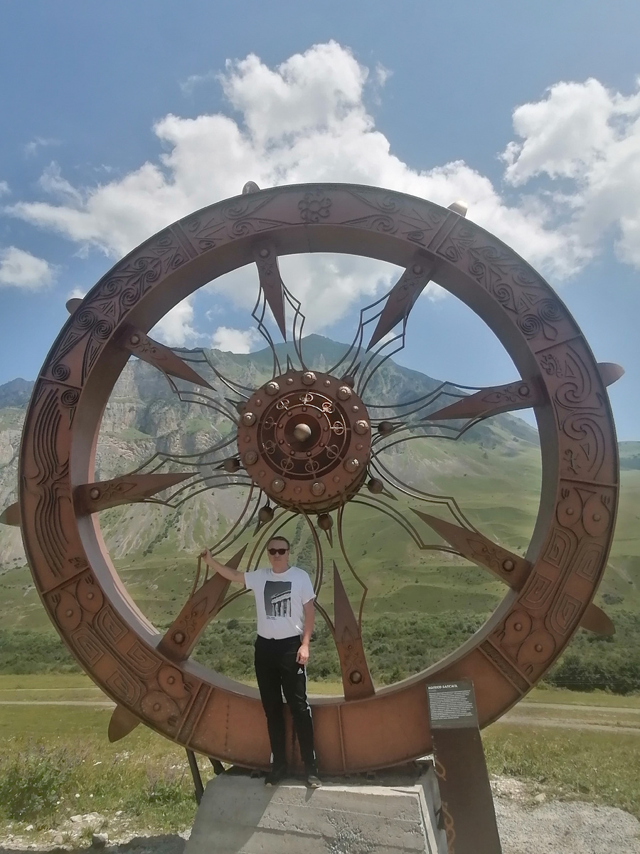 Артобъект "Колесо Балсага". 27 июля 2025 года.