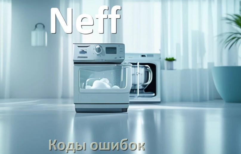 
Ошибки посудомоечной машины Neff коды и значения E15, E4, E1, E3, E4, E2
