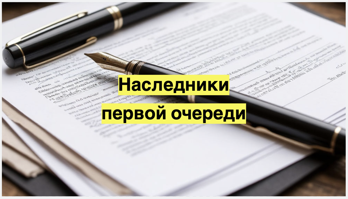Наследники первой очереди
